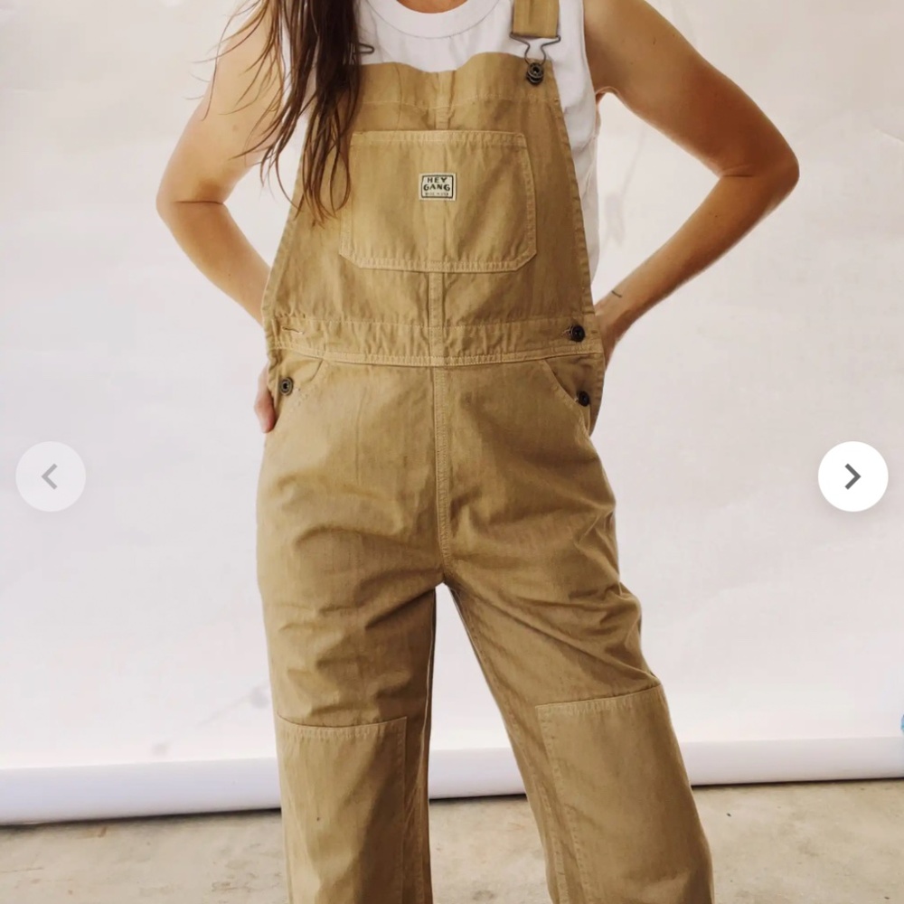 Hey Gang The Kneepatch Overalls - Khaki - 00 - SOLD OUT online